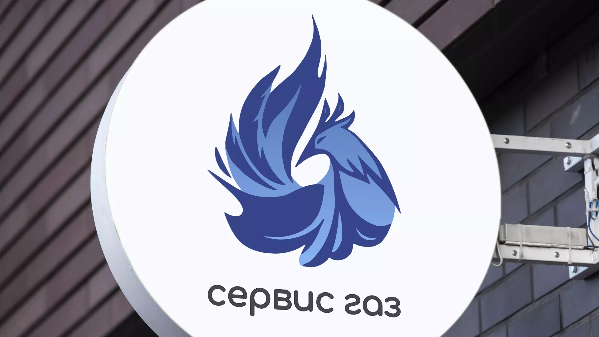 Создание логотипа «Сервис газ» в Скопине