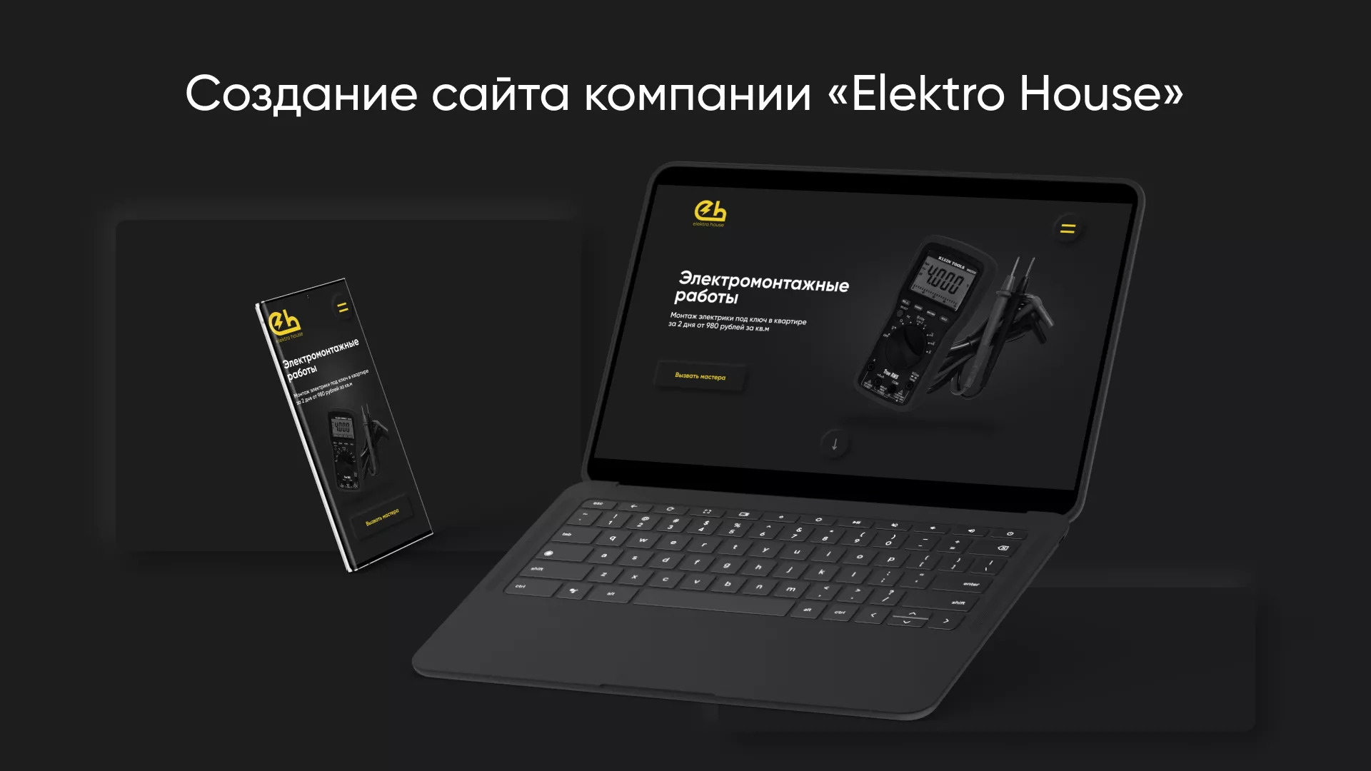 Создание сайта компании «Elektro House» в Скопине