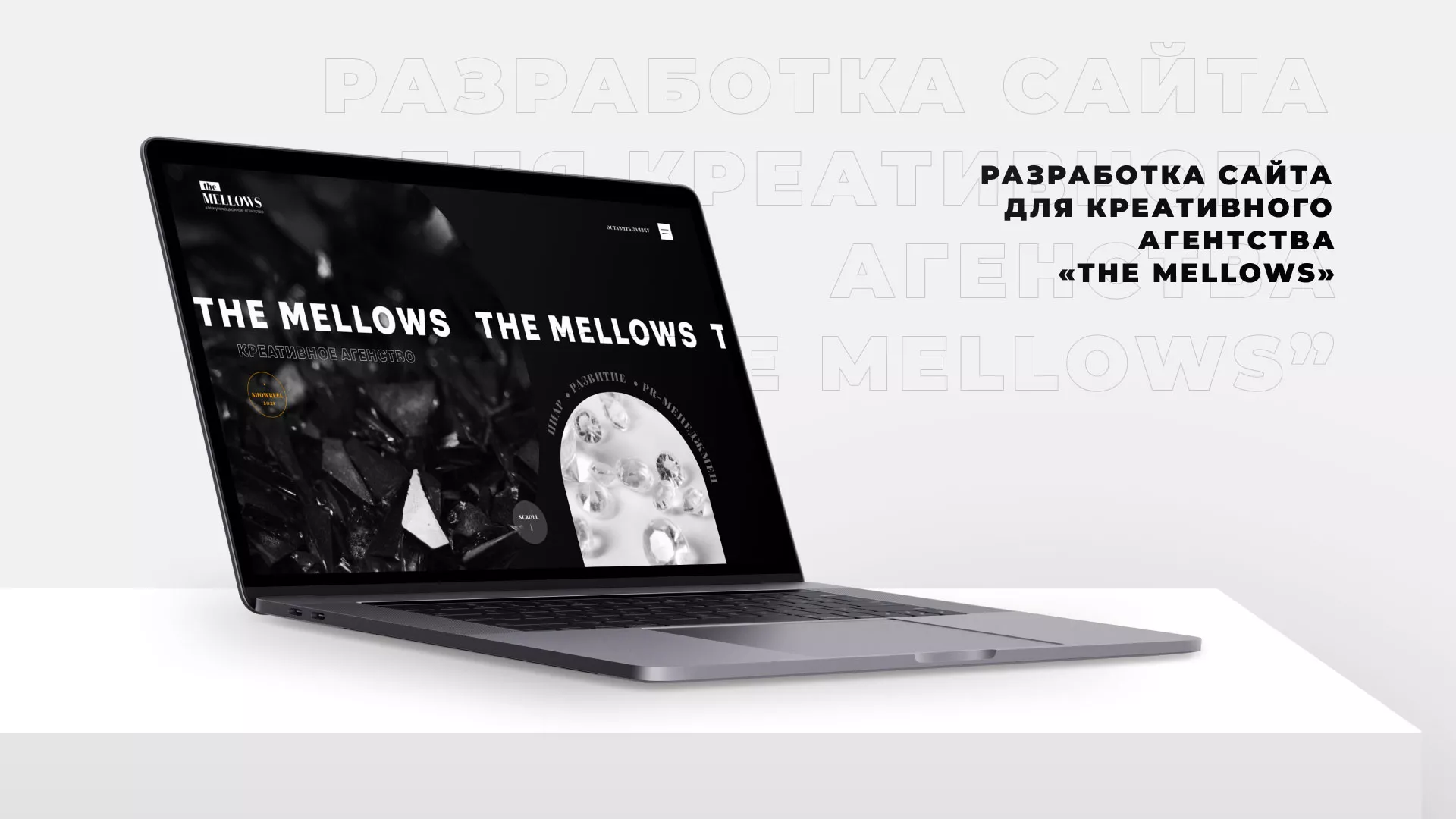 Разработка сайта креативного агентства «The Mellows» в Скопине