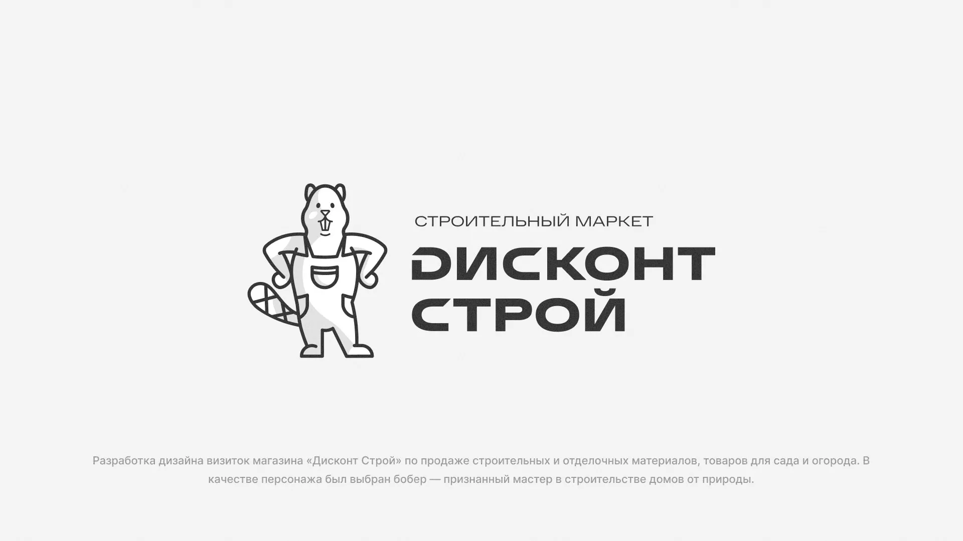 Разработка дизайна визиток магазина «Дисконт Строй» в Скопине